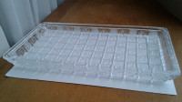 Bohemia queen lace crystal tray NEW
