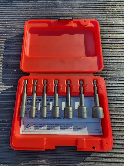Blue Point 7pc Power Extractor Set With 1/4 Inch Shank For Drill, View more