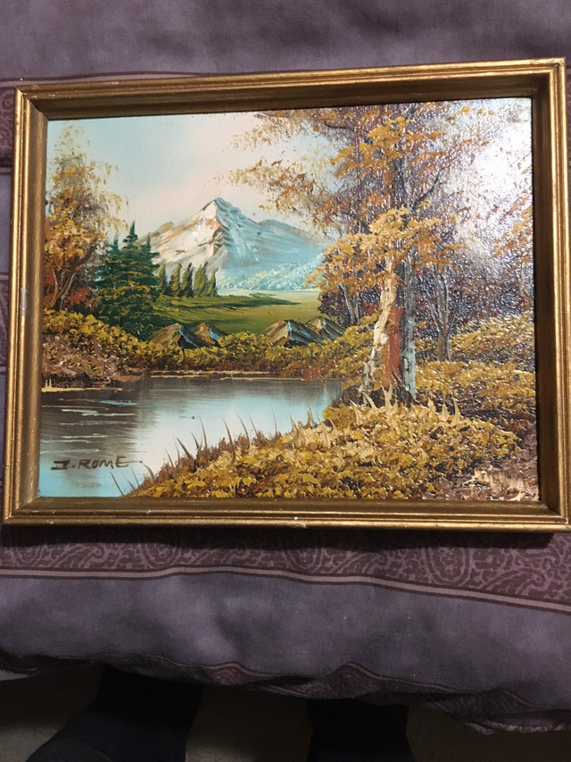 Oil painting J Rome in Arts & Collectibles in Ottawa - Image 3