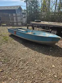 14 ft aluminum boat and motor 