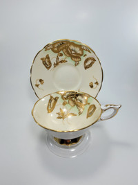 Tasse Royal Stafford Coquelicots Morage Or/ Gold Moriage Pop