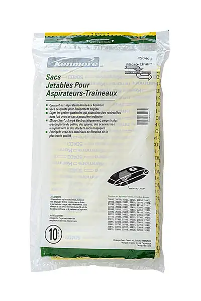 Kenmore canister vacuum bags  NEW, View more