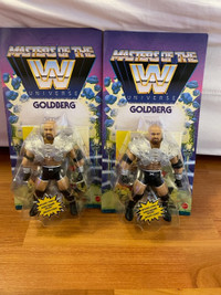 2 Motu Masters of the universe WWE Goldberg figures Mattel new