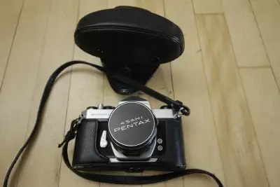 Pentax Spotmatic SP Film Camera w/Super-Takumar F1:1.8 55mm Lens, View more