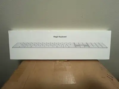 Apple Magic Keyboard with Numeric Keypad - English - White, View more