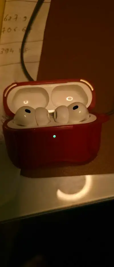 Air pods pro 3 always in case not use much and in 10/10 condition selling because I switch to Samsun...