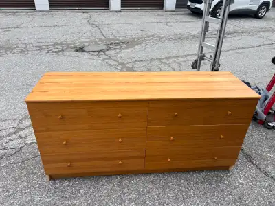 Free delivery used Six-Drawer Pine Dresser, View more