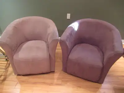 Upholstered swivel chairs, View more
