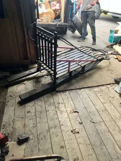 older tow behind sled for atv or snowmobile make an offer