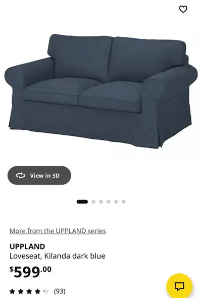 Uppland Love Seat, View more