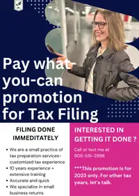 Get your tax returns done- free service!