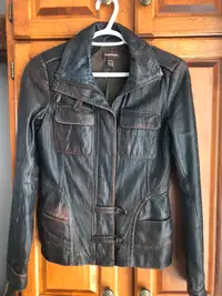 Danier Leather jacket size 2XS