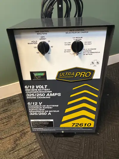 Ultra-Pro heavy duty 6V/12V battery charger, View more