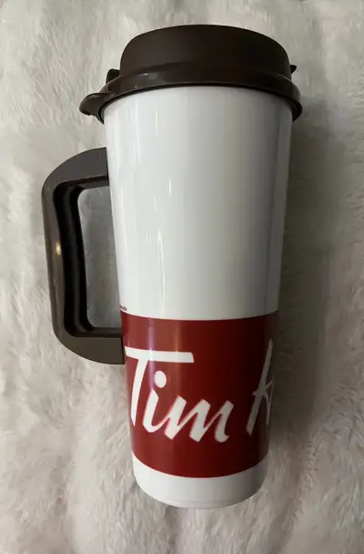 Tim Hortons 2016 Plastic 18 oz Travel Coffee Mug-NEW!, View more