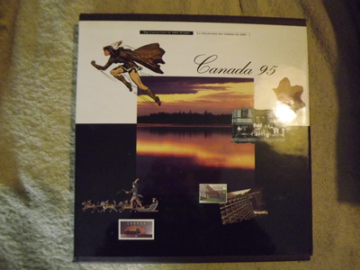 Stamp albums: new condition, never used, unhinged, stamps in original pockets. 1994- $70 1995 - $50...