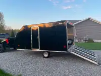 Lightning AVALANCHE Enclosed Aluminum snowmobile trailer