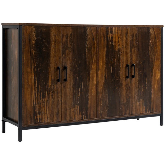 Industrial Sideboard, Buffet Cabinet with Doors, Buffet Table wi in Hutches & Display Cabinets in Markham / York Region - Image 3
