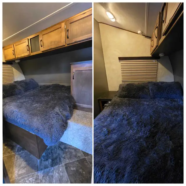 IMMACULATE 2015 KEYSTONE CARBON 22 TOY HAULER in Travel Trailers & Campers in Terrace - Image 4