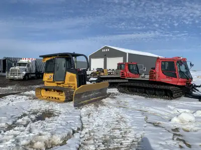2003 pistenbully 9,800hrs clean steel grousers good belting pro heat positive air 2011 pistenbully 4...