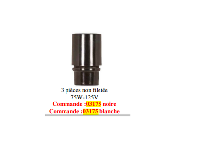 DOUILLE SOCKET BRUN E12 75W 250V NEUF NEW 03175, View more