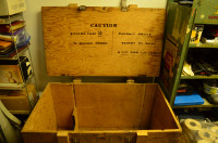 Vintage Wooden Trophy Shipping Or Storage Case