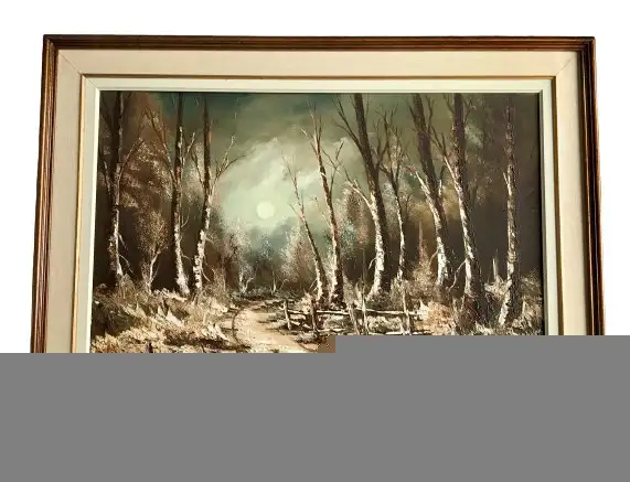 Beautiful Large Painting by Phillipe Rhéaume of Forrest Trail in Arts & Collectibles in Ottawa - Image 3