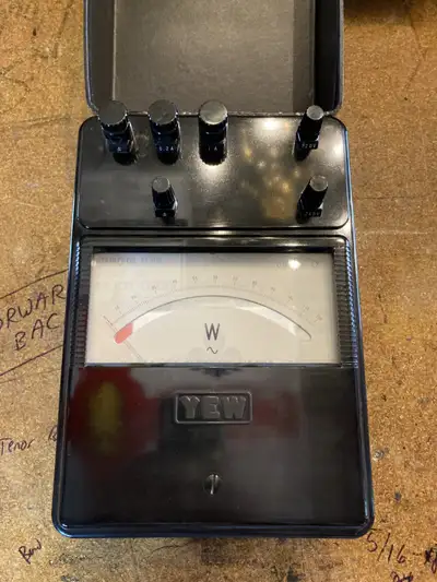 Electronics diagnostic tool. Portable single phase low power wattmeter. Made in Japan. In excellent...