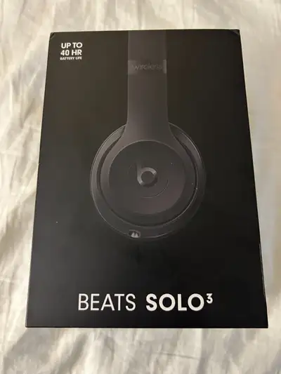 Selling my Beats Solo3 Wireless Headphones (Matte Black)-in mint condition. Hardly used, still looks...