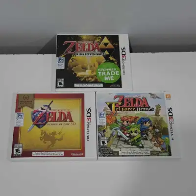 3x Zelda Game Bundle [Nintendo 3DS], View more
