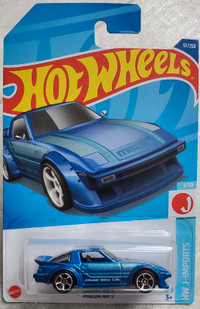 Hot Wheels MAZDA RX-7 HW J-IMPORTS 97/250 BLUE