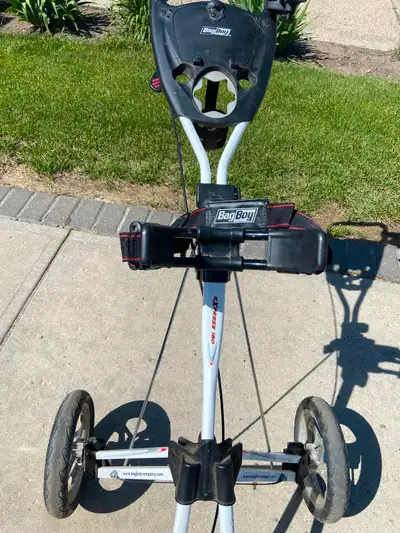 3 Wheel  Collapsable Golf push Cart. BAG BOY., View more