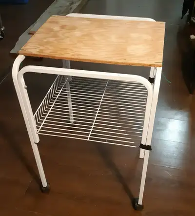 Bird Cage Stand or craft stand on wheels 19x19x28.5, View more
