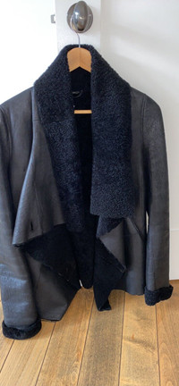 Mackage sheepskin coat 