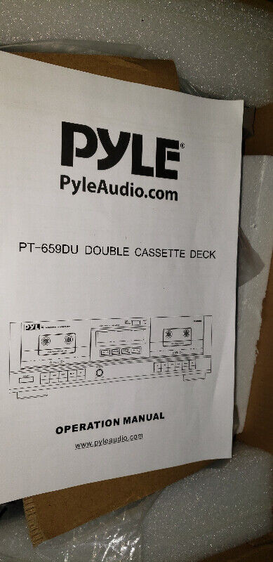Pyle-Home PT659DU Dual Stereo Cassette Deck with Tape USB to MP in Stereo Systems & Home Theatre in Calgary - Image 2