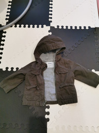 6-12 Months Baby Unisex Khaki Coat Jacket for Spring or Fall