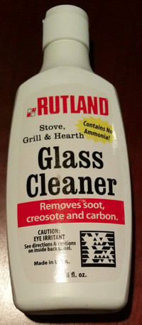 Stove, Grill & Hearth Glass Gleaner, remove soot creosote carbon