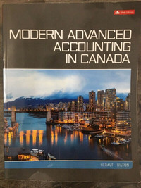 Modern advanced accounting in Canada 9th edition