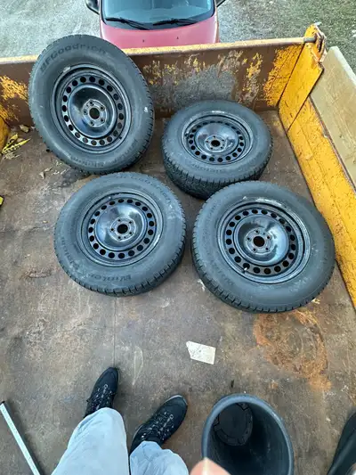 Bf Goodrich Winter Tires on rims for sale