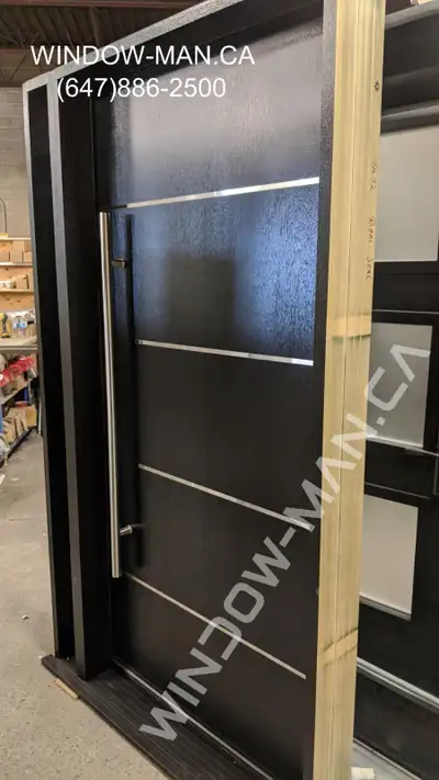 Pullbar Modern Front Door Fiberglass  Supply Install, View more