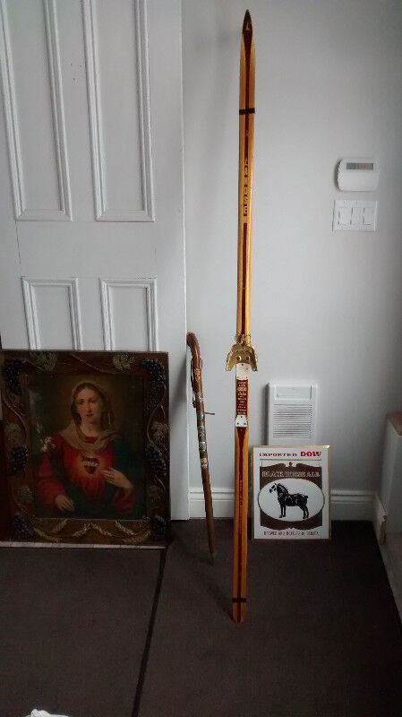 ventilateur, jouet en tôle, balance, caisse bois dans Art et objets de collection  à Shawinigan - Image 3