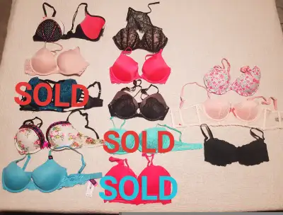 Bras - 32D / 34B - Victorias Secret / La Senza - $5-15, View more