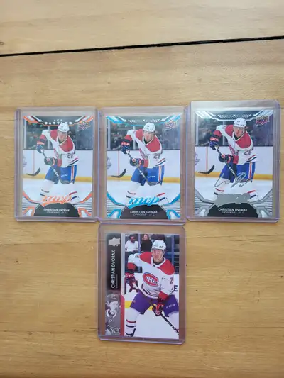 Upper Deck Christian Dvorak Hockey Card Lot, View more