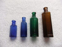 antique vintage  poison bottle