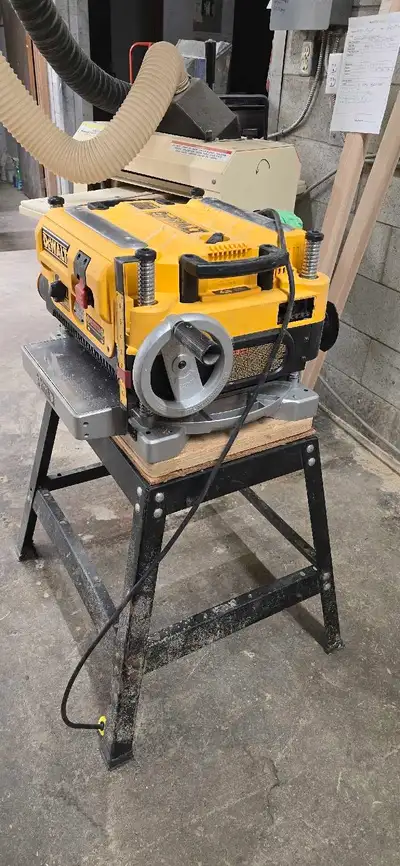 Dewalt Thickness Planer and Job Site Portable Saw, View more