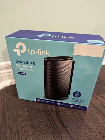 TP Link TC7659 High Speed Cable Modem DOCSIS 3.0 Gigabit, View more