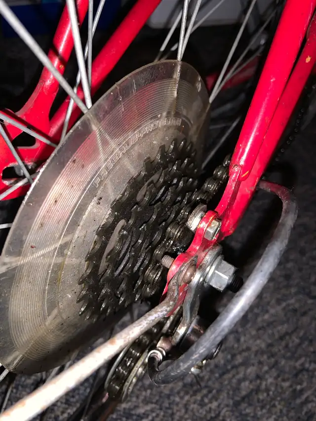 Old woman’s bike  in Road in London - Image 5