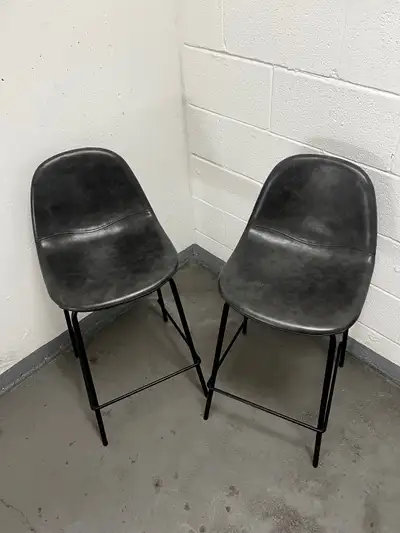 Bar stools - leather, View more