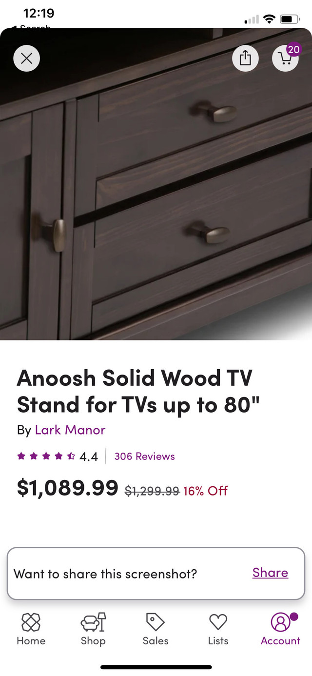 Black Friday sale 2 days only: Television stand in Home Décor & Accents in City of Montréal