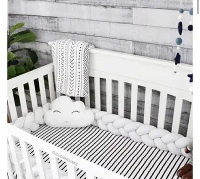braided crib bumper, View more