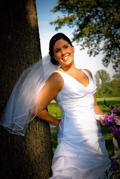 Wedding dress and accessories, View more
